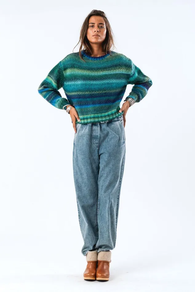 Women Lollys Laundry Knitwear FairhavenLL Jumper LS Dark Green