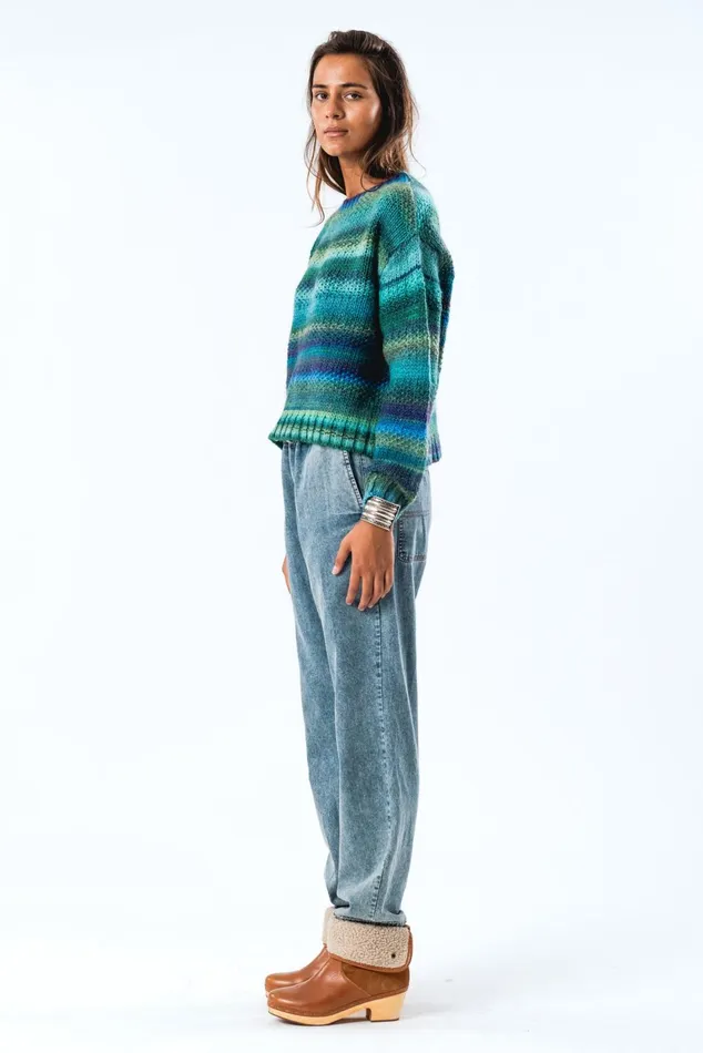 Women Lollys Laundry Knitwear FairhavenLL Jumper LS Dark Green