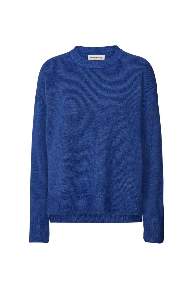 Women Lollys Laundry Knitwear Inverness Jumper Neon Blue