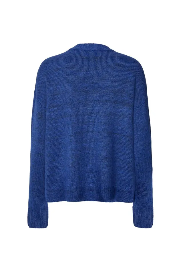 Women Lollys Laundry Knitwear Inverness Jumper Neon Blue