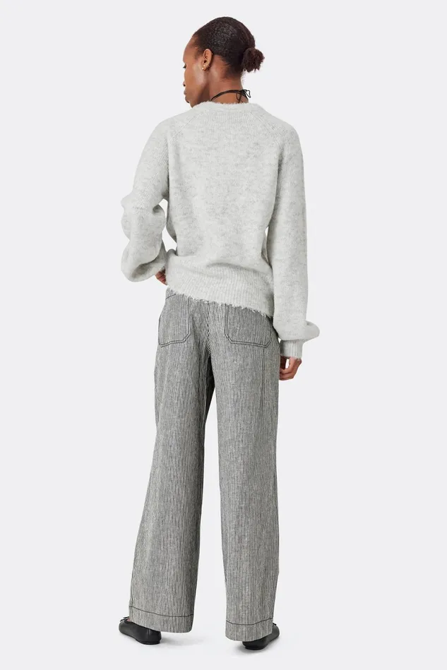 Women Lollys Laundry Knitwear LucilleLL Cardigan LS Light Grey Melange