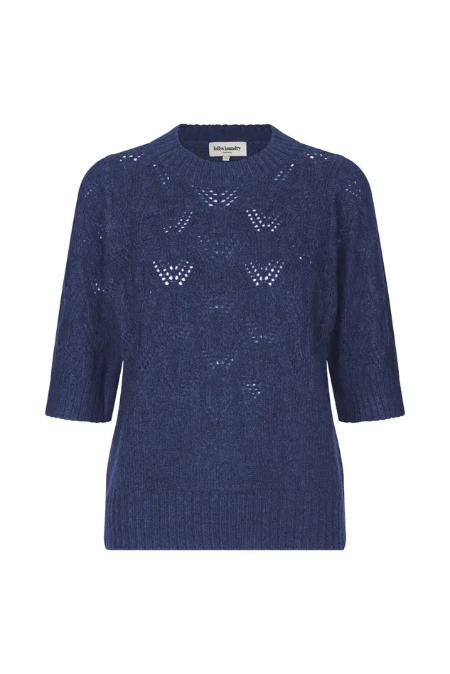 Women Lollys Laundry Knitwear MalaLL Jumper SS Dark Blue