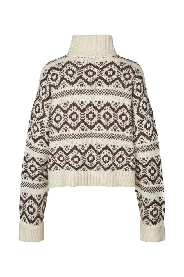 Women Lollys Laundry Knitwear SinaLL Jumper LS Choco