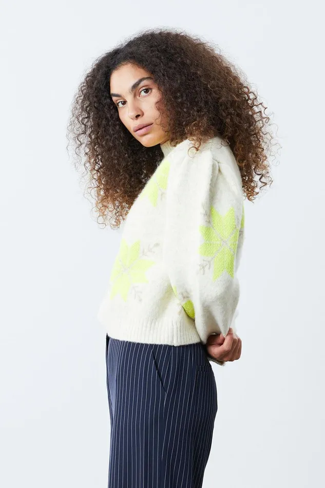 Women Lollys Laundry Knitwear Suki Knit Creme