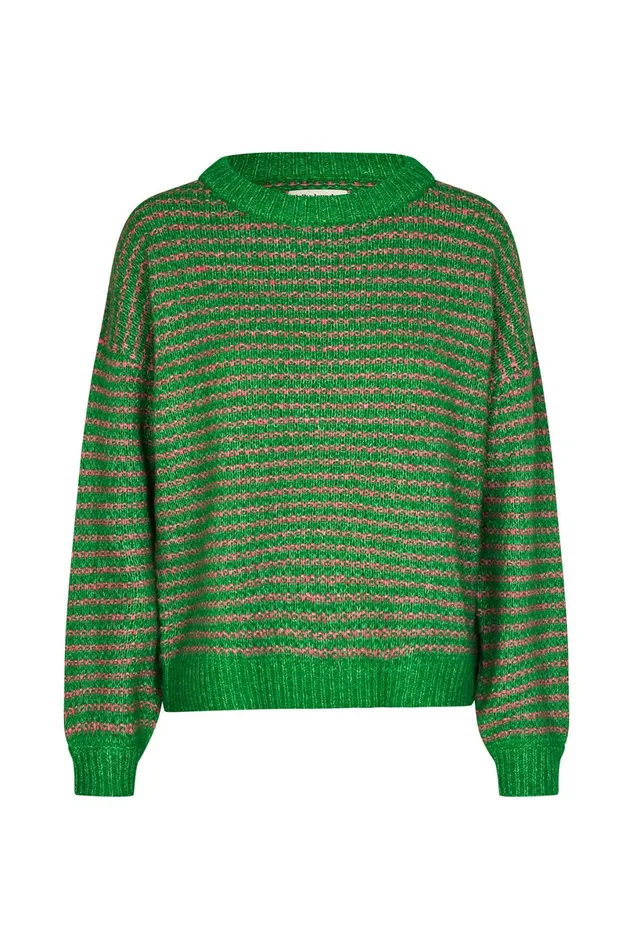 Women Lollys Laundry Knitwear TerryLL Knit Jumper LS Green