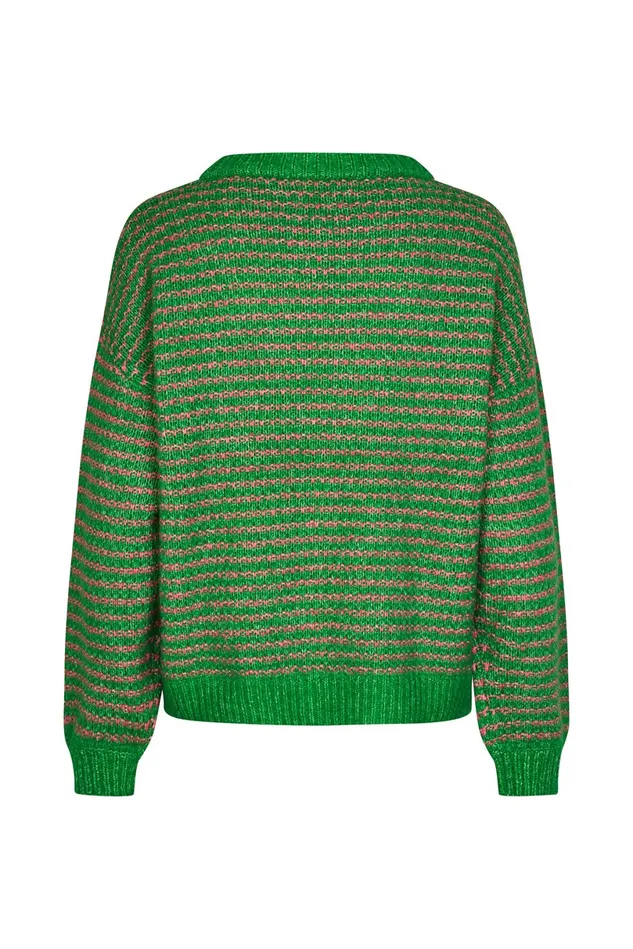 Women Lollys Laundry Knitwear TerryLL Knit Jumper LS Green