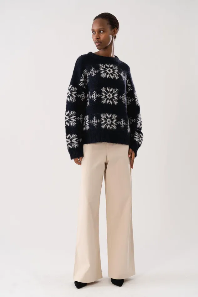Women Lollys Laundry Knitwear Tilla Jumper Dark Blue