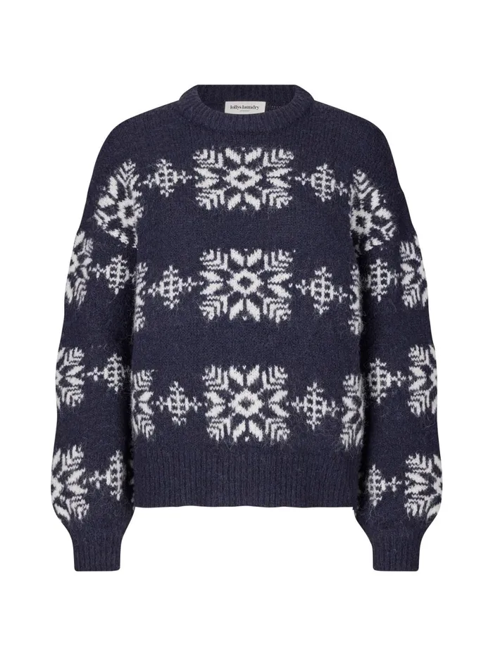 Women Lollys Laundry Knitwear Tilla Jumper Dark Blue