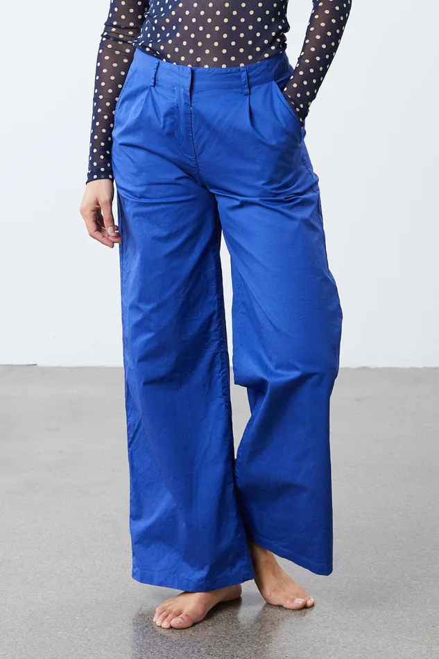 Women Lollys Laundry Pants Shorts Birch Pants Neon Blue