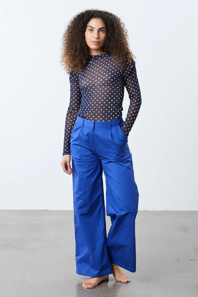 Women Lollys Laundry Pants Shorts Birch Pants Neon Blue