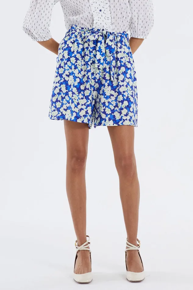 Women Lollys Laundry Pants Shorts Blanca Shorts Flower Print