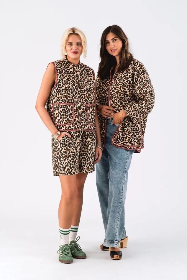 Women Lollys Laundry Pants Shorts BlancaLL Shorts Leopard Print
