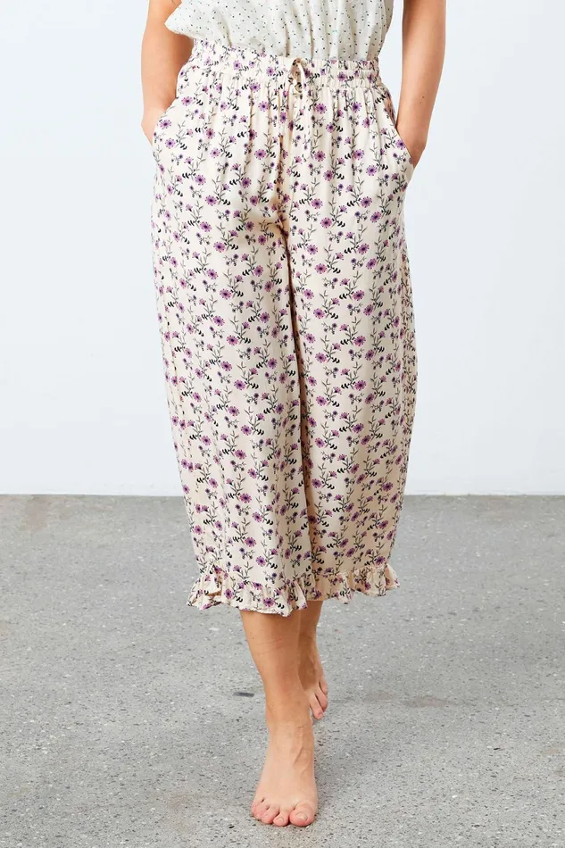 Women Lollys Laundry Pants Shorts Estrid Pants Creme