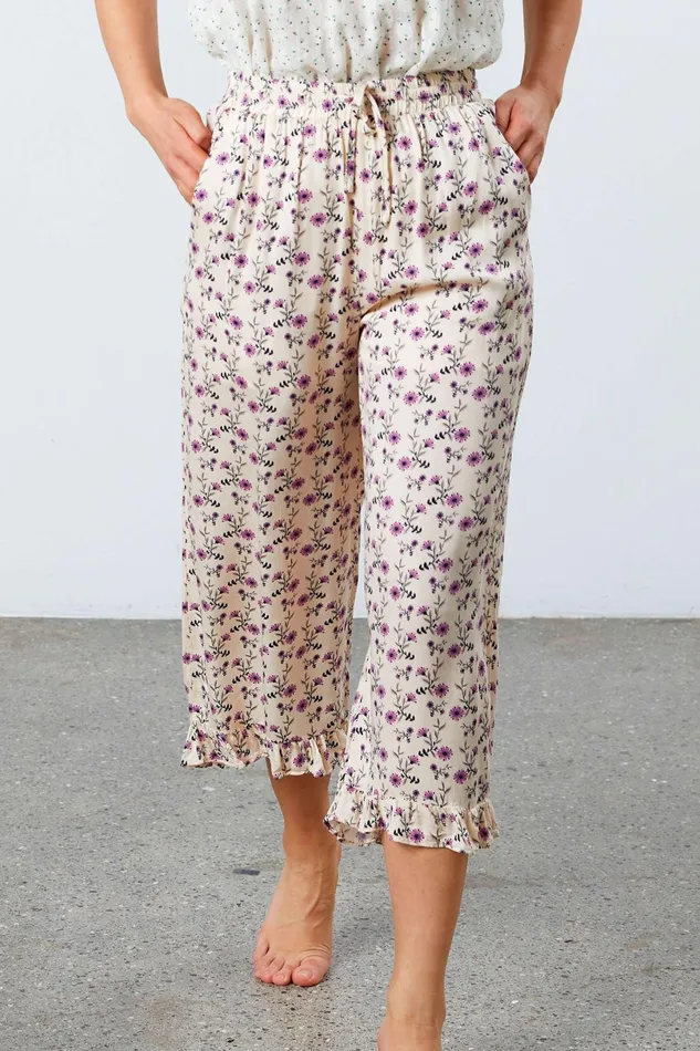 Women Lollys Laundry Pants Shorts Estrid Pants Creme