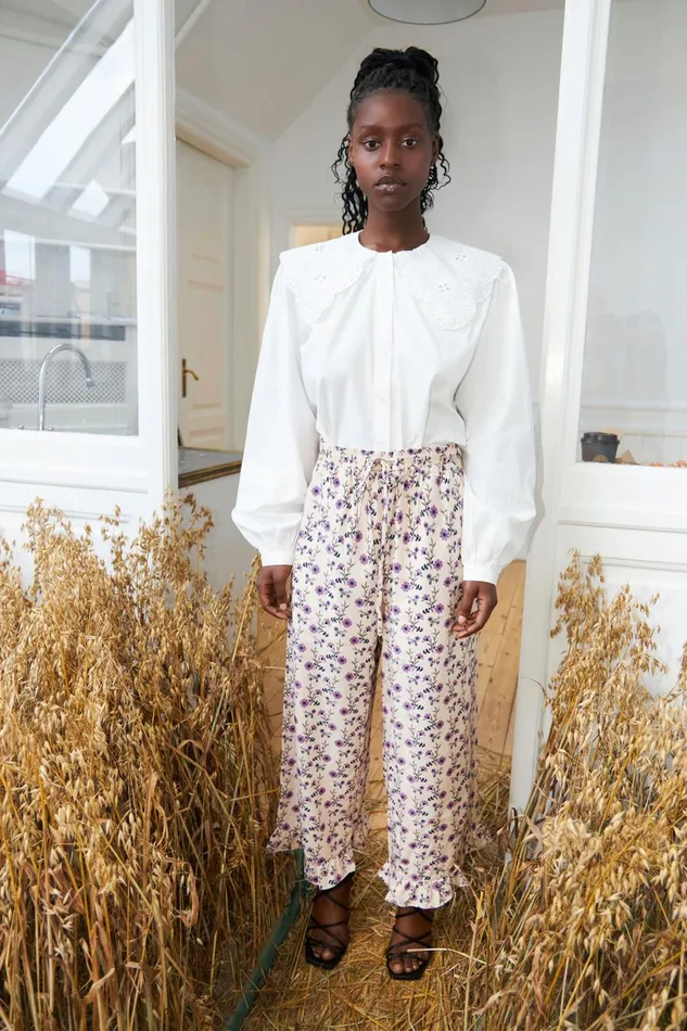 Women Lollys Laundry Pants Shorts Estrid Pants Creme