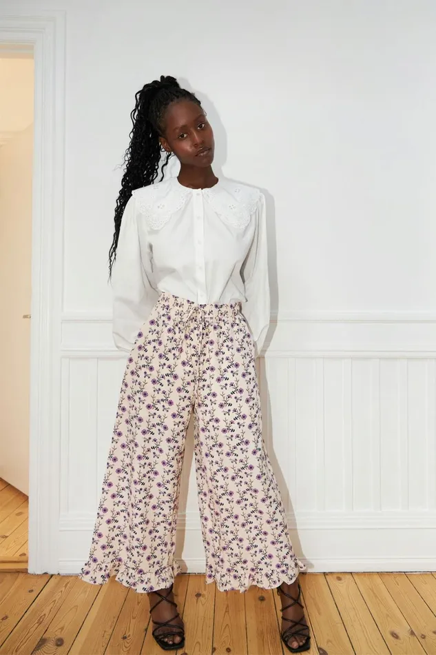 Women Lollys Laundry Pants Shorts Estrid Pants Creme