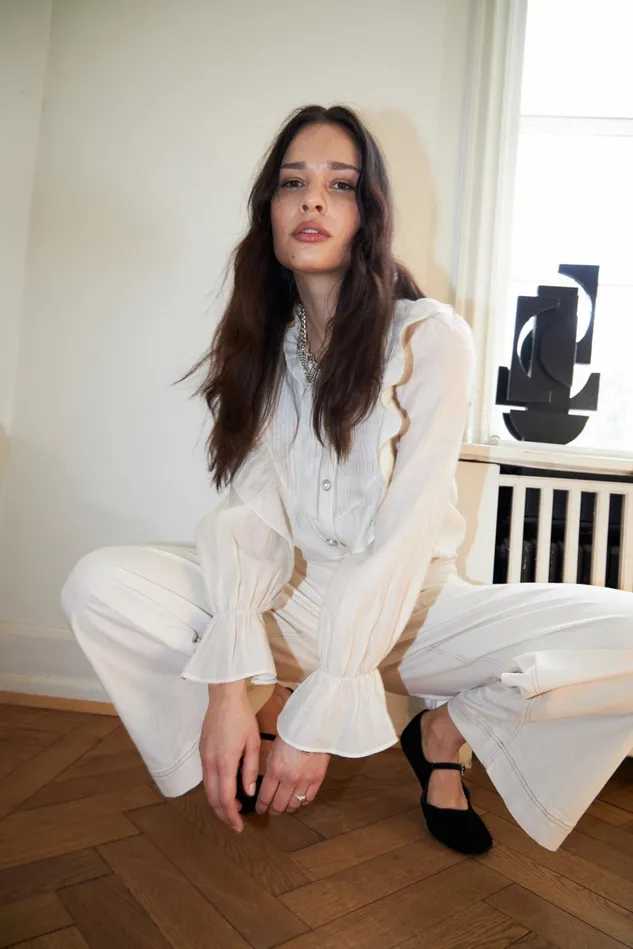 Women Lollys Laundry Pants Shorts FloridaLL Pants Creme