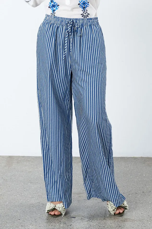Women Lollys Laundry Pants Shorts Liam Pants Stripe