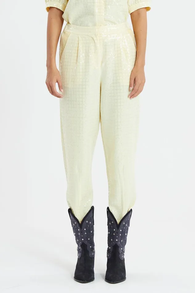 Women Lollys Laundry Pants Shorts Maisie Pants Yellow