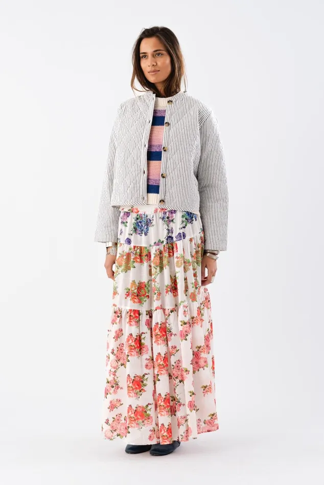 Women Lollys Laundry Quilt EmiliaLL Jacket LS Stripe