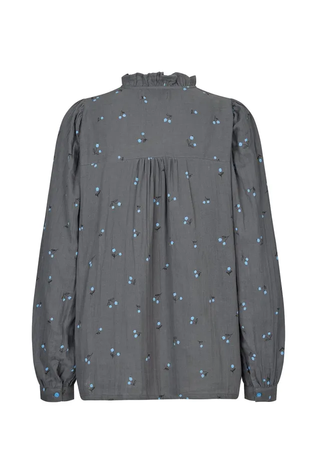 Women Lollys Laundry Shirts RiverLL Shirt LS Grey
