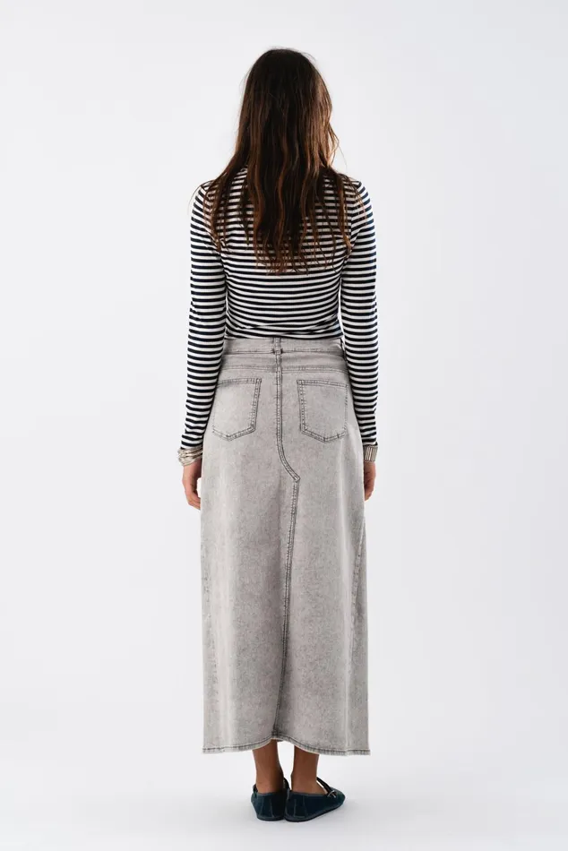 Women Lollys Laundry Skirts TmeryLL Maxi Skirt Grey