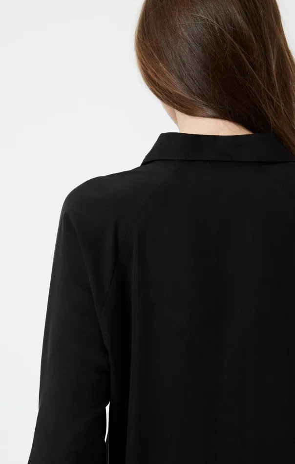 Women Long Sleeve Tencel Shirt In Black Mavi Jeans Shirts Women Long Sleeve Tencel Shirt In Black Mavi Jeans Shirts