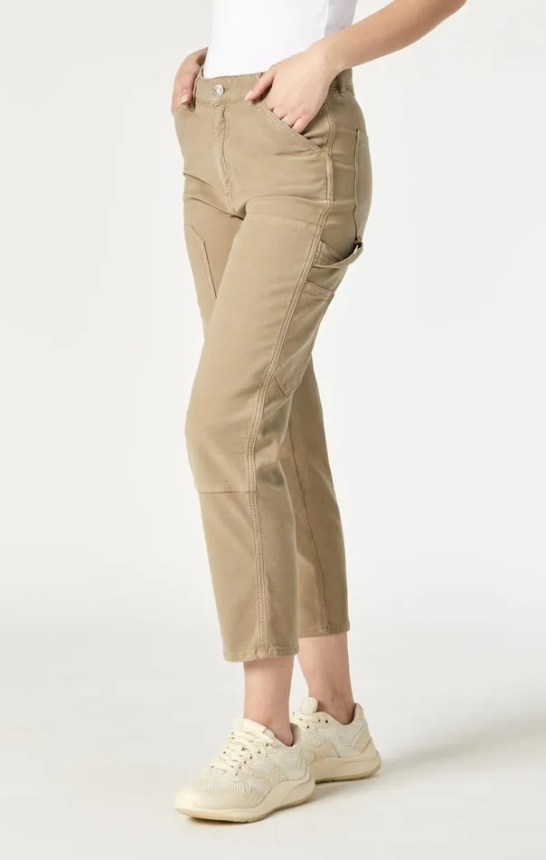 Women Luisa Straight Leg In Beige Luxe Twill Mavi Jeans Pants Women Luisa Straight Leg In Beige Luxe Twill Mavi Jeans Pants