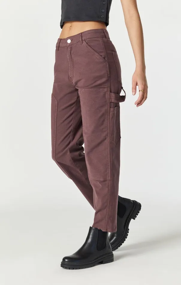 Women Luisa Straight Leg In Mahogany Luxe Twill Mavi Jeans Pants Women Luisa Straight Leg In Mahogany Luxe Twill Mavi Jeans Pants