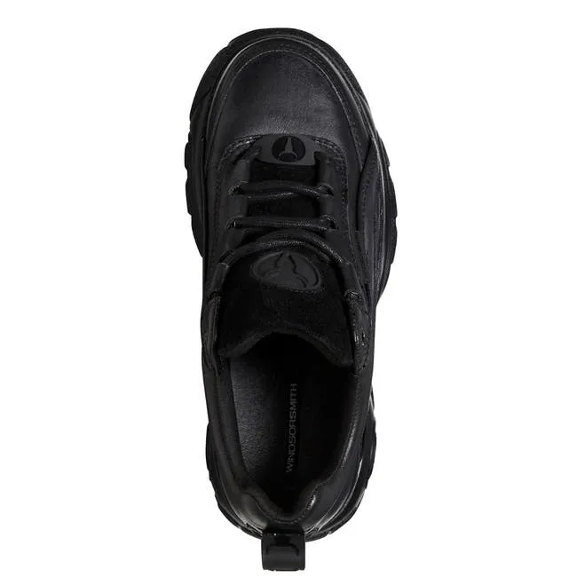 Women Lupe Black Sneakers Windsor Smith Platform Sneakers