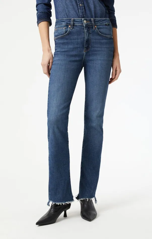 Women Maria Flare In Dark Vintage Flex Blue Mavi Jeans Denim Women Maria Flare In Dark Vintage Flex Blue Mavi Jeans Denim