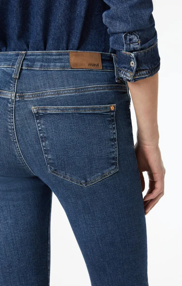 Women Maria Flare In Dark Vintage Flex Blue Mavi Jeans Denim Women Maria Flare In Dark Vintage Flex Blue Mavi Jeans Denim