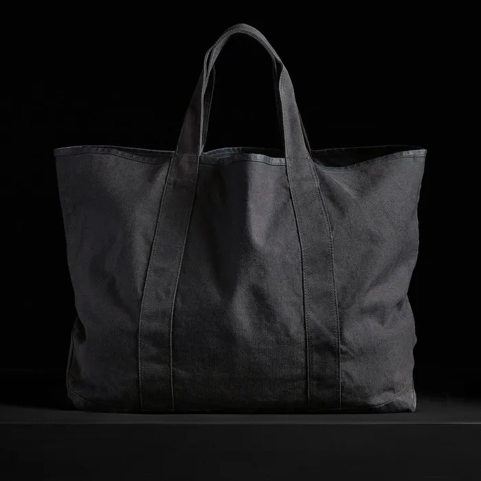 WomenMen Tote Bags James Perse Large Canvas Tote Black