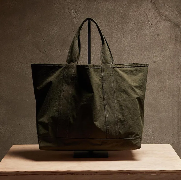 WomenMen Tote Bags James Perse Small Matte Nylon Tote Olive