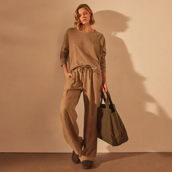 WomenMen Tote Bags James Perse Small Matte Nylon Tote Olive