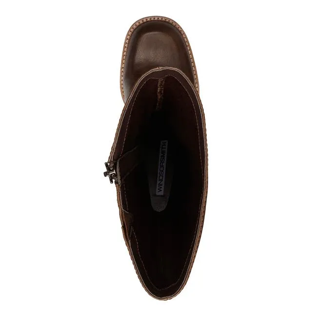 Women Niche Dark Oak Boots Windsor Smith Platforms