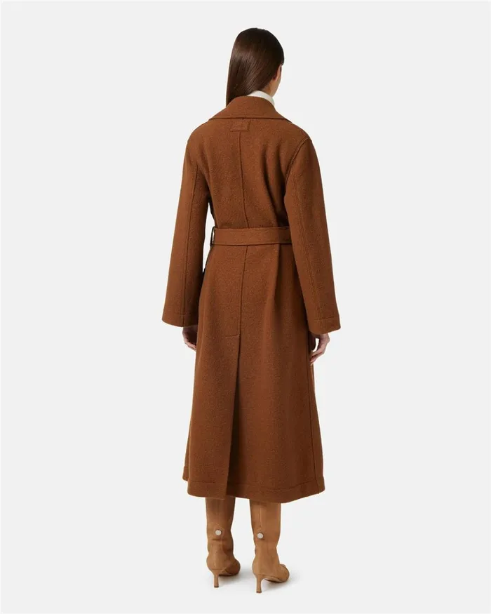Women OUTERWEAR Iceberg Reversible Coat With Faux Leather Inserts Women OUTERWEAR Iceberg Reversible Coat With Faux Leather Inserts