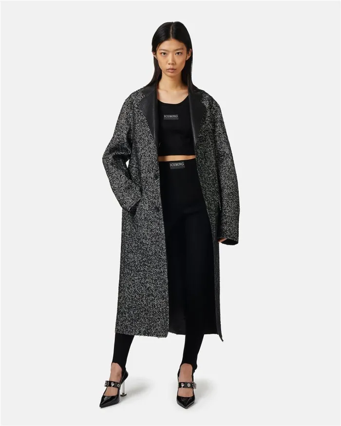 Women OUTERWEAR Iceberg Reversible Singlebreasted Coat Women OUTERWEAR Iceberg Reversible Singlebreasted Coat