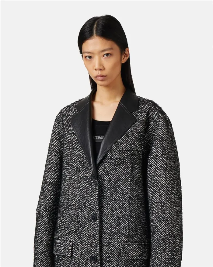 Women OUTERWEAR Iceberg Reversible Singlebreasted Coat Women OUTERWEAR Iceberg Reversible Singlebreasted Coat