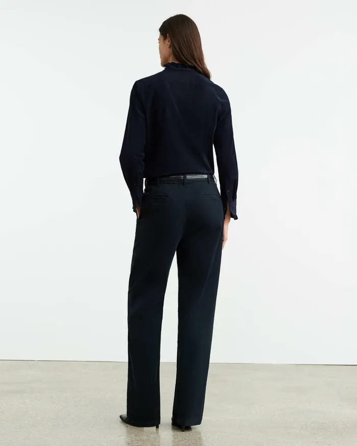 Women Pants and Shorts Nili Lotan ANNA PANT Carbon