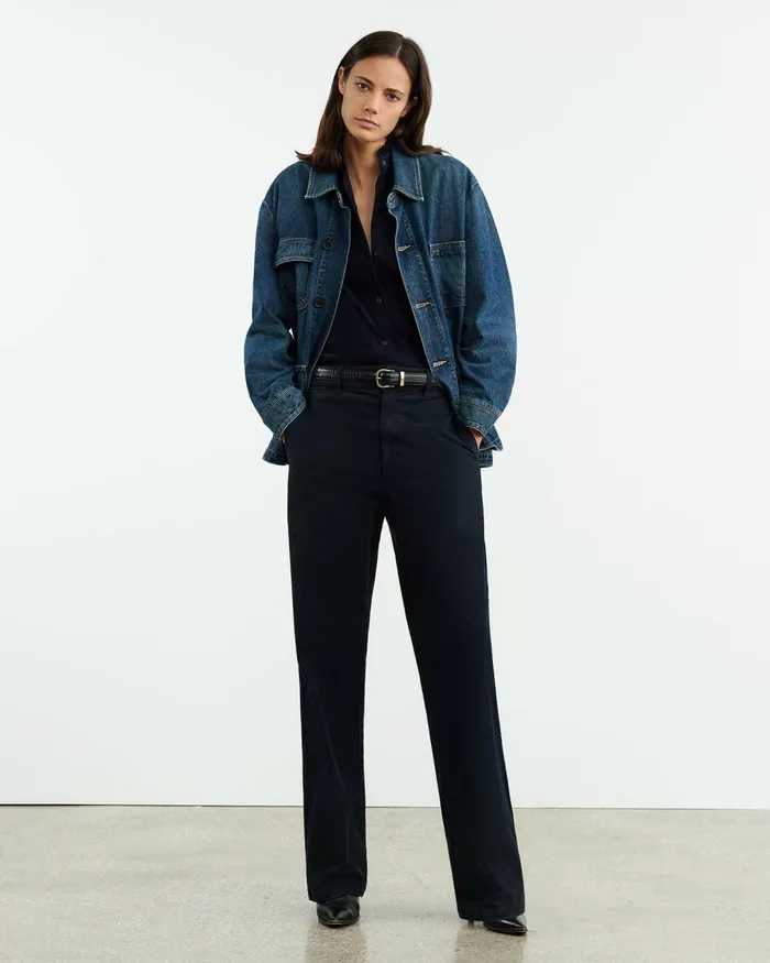 Women Pants and Shorts Nili Lotan ANNA PANT Carbon