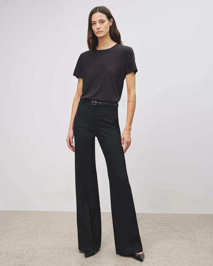 Women Pants and Shorts Nili Lotan ARIELLE PANT Black