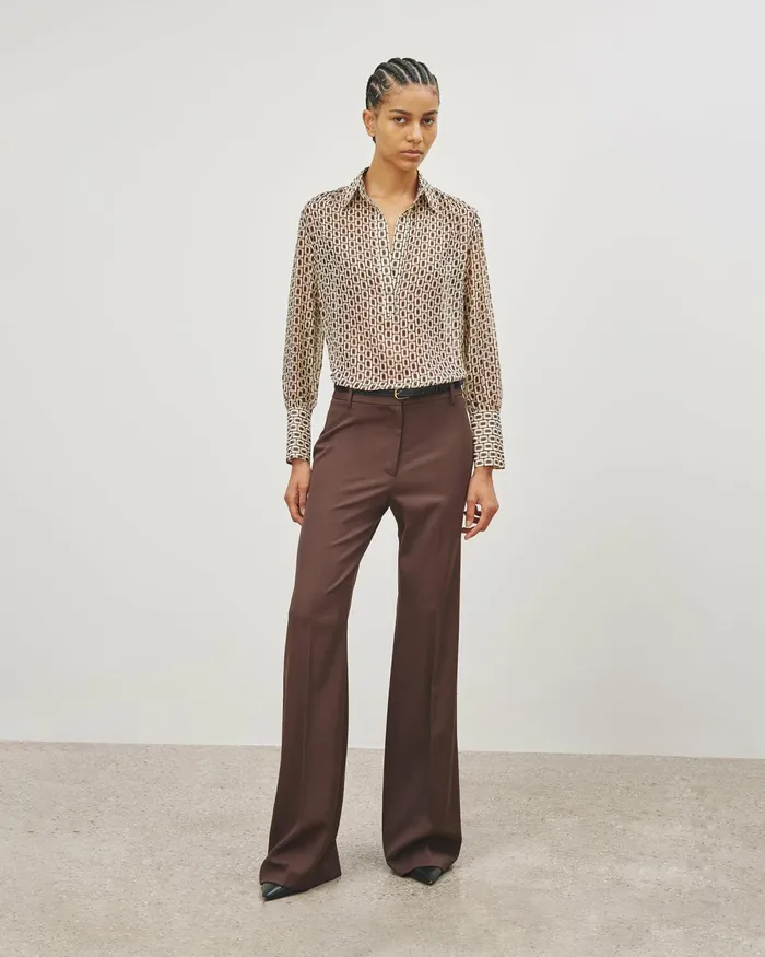 Women Pants and Shorts Nili Lotan ARIELLE PANT Black