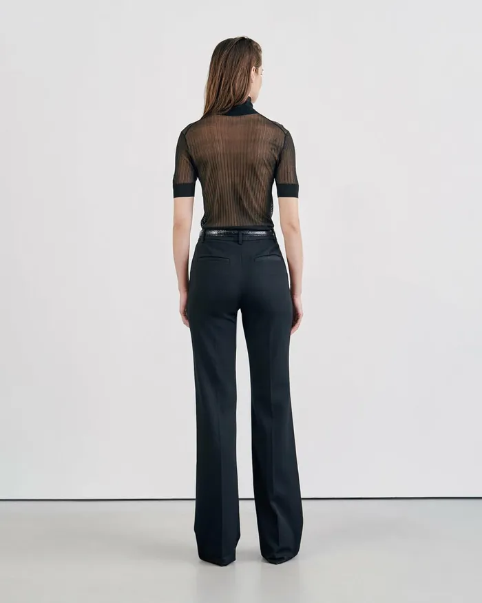 Women Pants and Shorts Nili Lotan CORETTE PANT Black