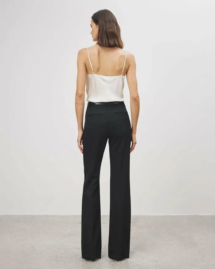 Women Pants and Shorts Nili Lotan CORETTE PANT Black