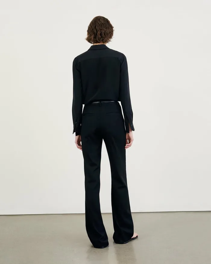 Women Pants and Shorts Nili Lotan CORETTE PANT Black
