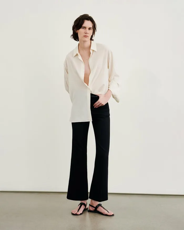 Women Pants and Shorts Nili Lotan CORETTE PANT Black