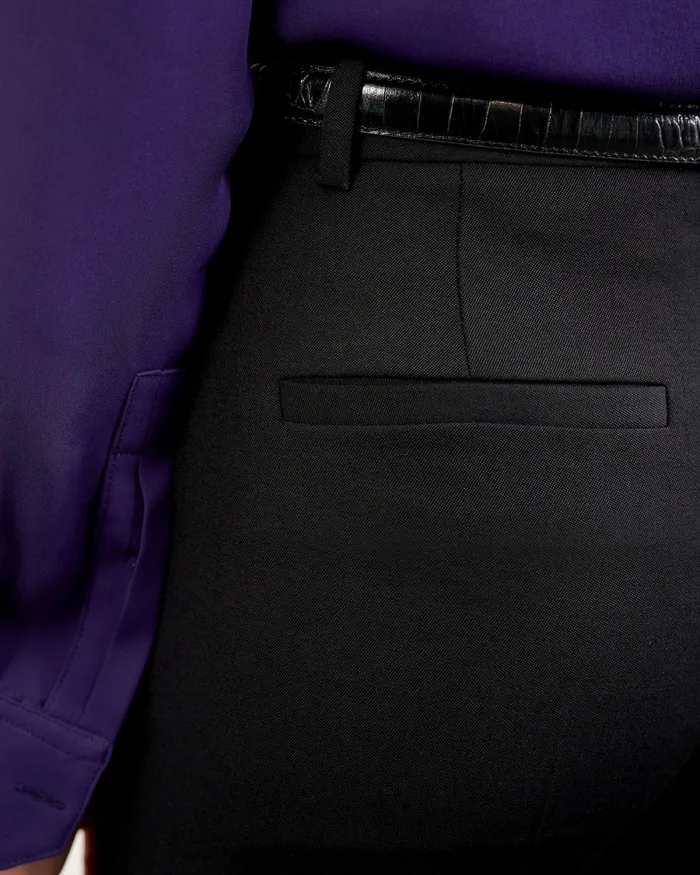 Women Pants and Shorts Nili Lotan CORETTE PANT Black