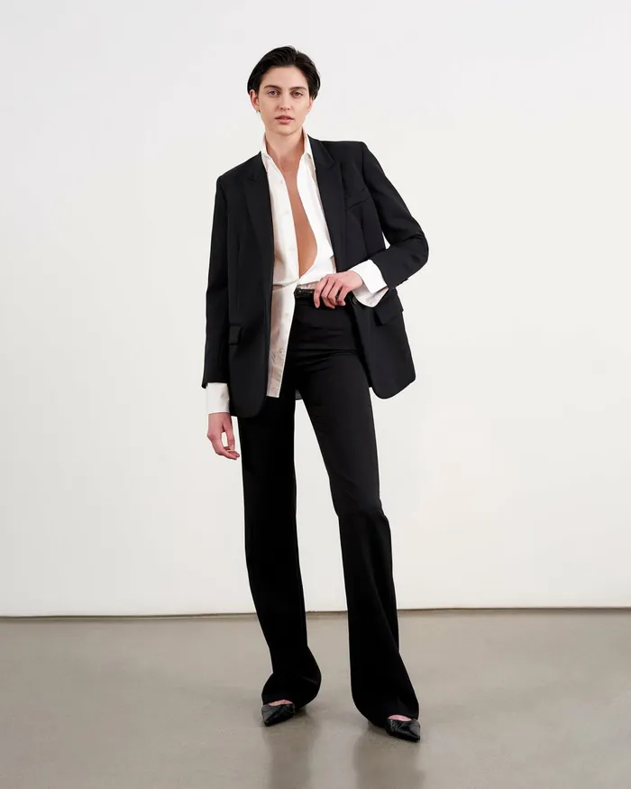 Women Pants and Shorts Nili Lotan CORETTE PANT Black