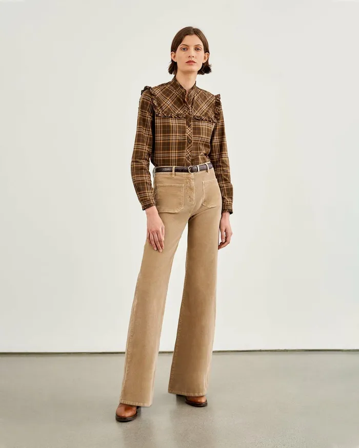Women Pants and Shorts Nili Lotan FLORENCE PANT Ecru